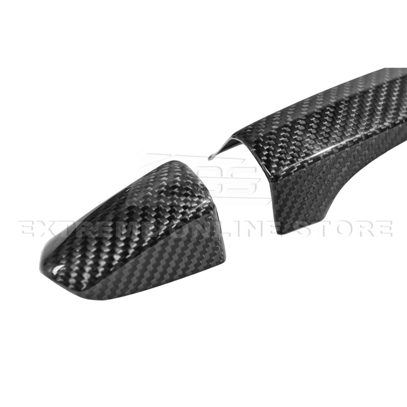 Ford Mustang S550 Factory Style Dry Carbon Fiber Outer Door Handle Cover Set 2015-2023