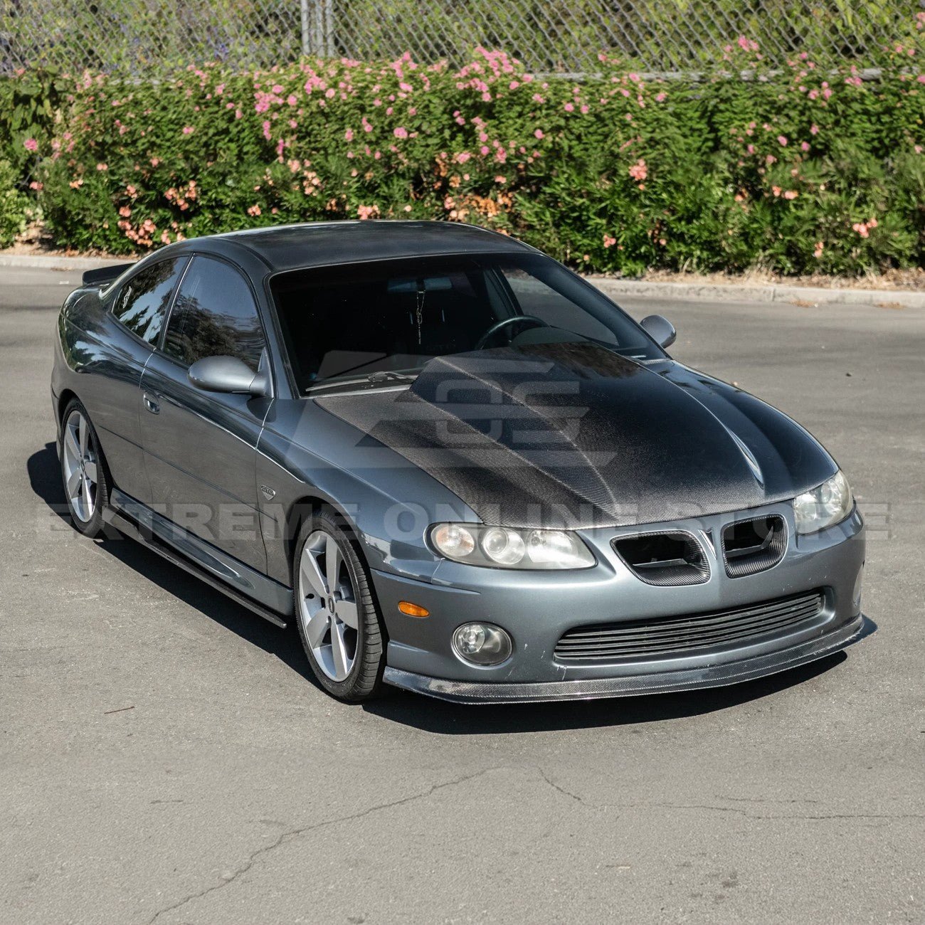 Pontiac GTO 5 Inch Cowl Raised Carbon Fiber Hood 2004-2006