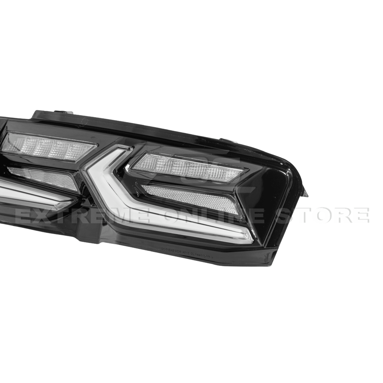 Chevrolet Camaro C8 Style Sequential LED Rear Taillights Smoke Clear Red Lens 2019-Up