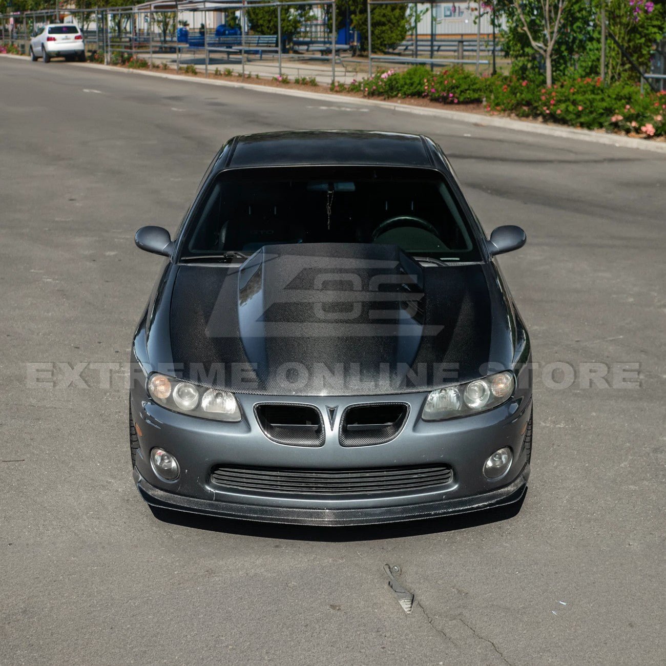 Pontiac GTO 5 Inch Cowl Raised Carbon Fiber Hood 2004-2006