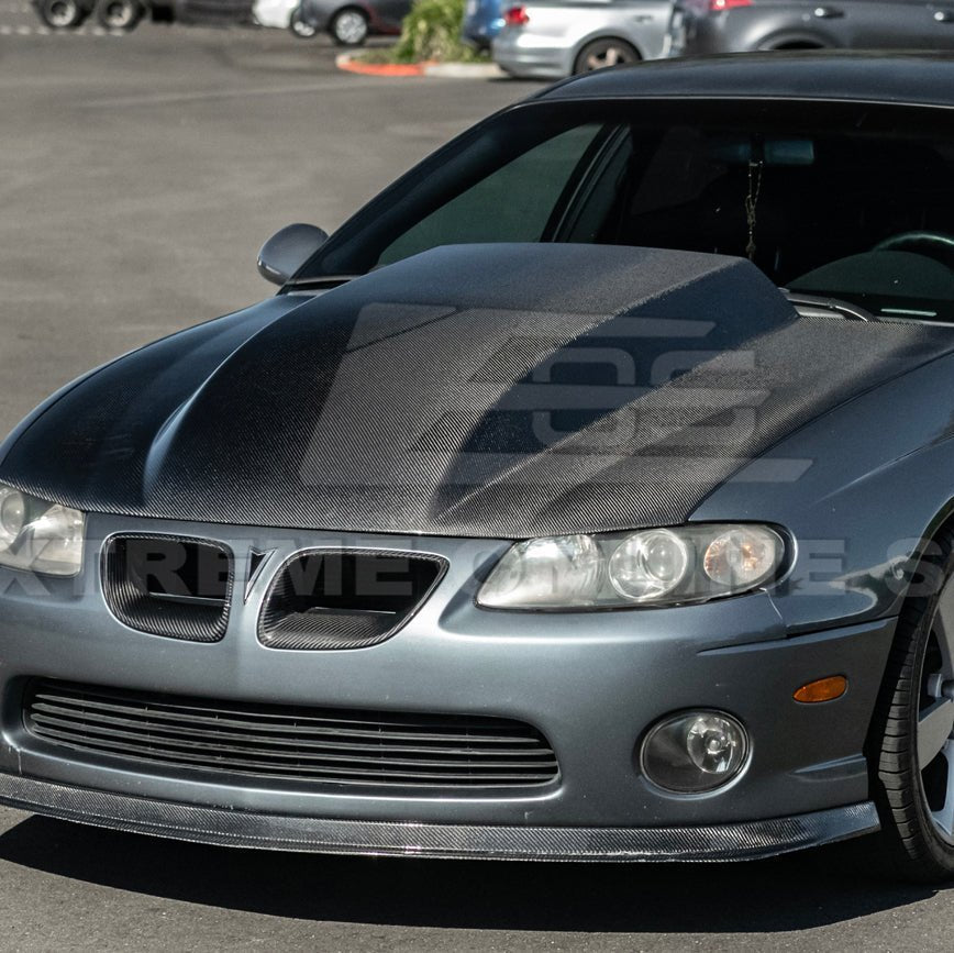 Pontiac GTO 5 Inch Cowl Raised Carbon Fiber Hood 2004-2006