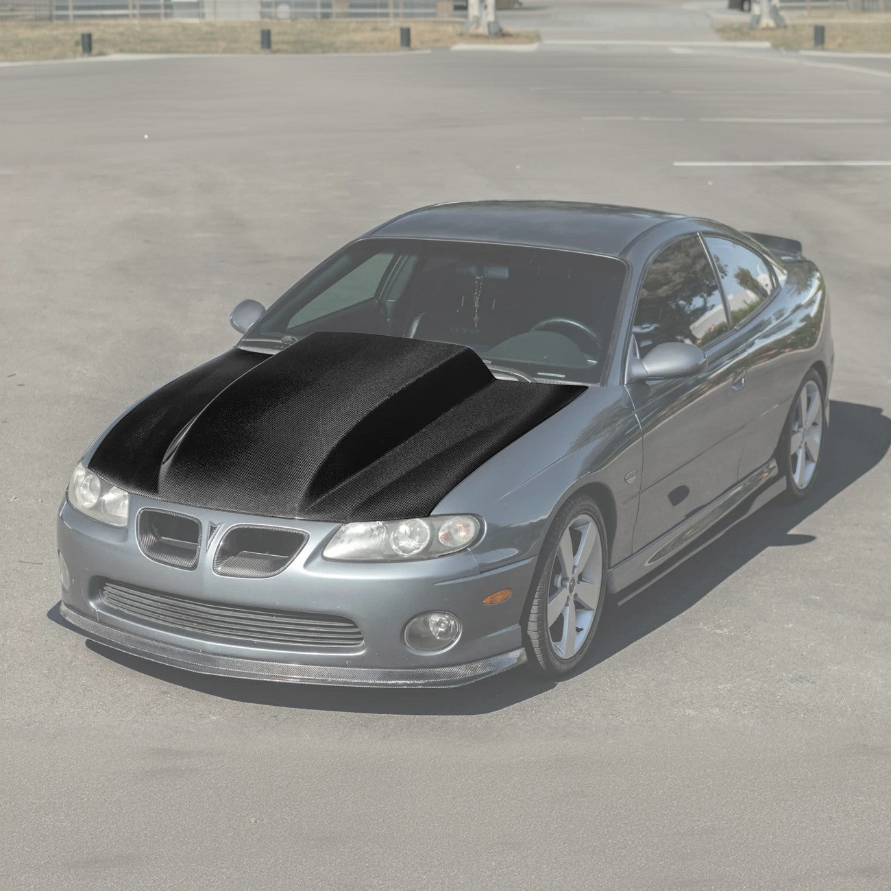 Pontiac GTO 5 Inch Cowl Raised Carbon Fiber Hood 2004-2006