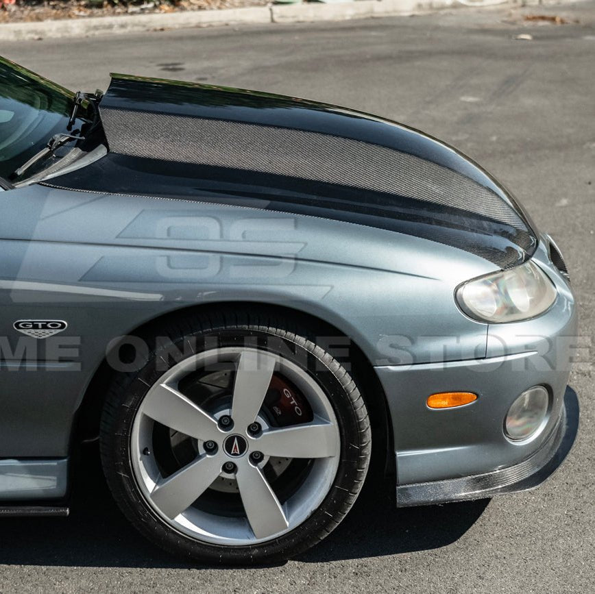 Pontiac GTO 5 Inch Cowl Raised Carbon Fiber Hood 2004-2006