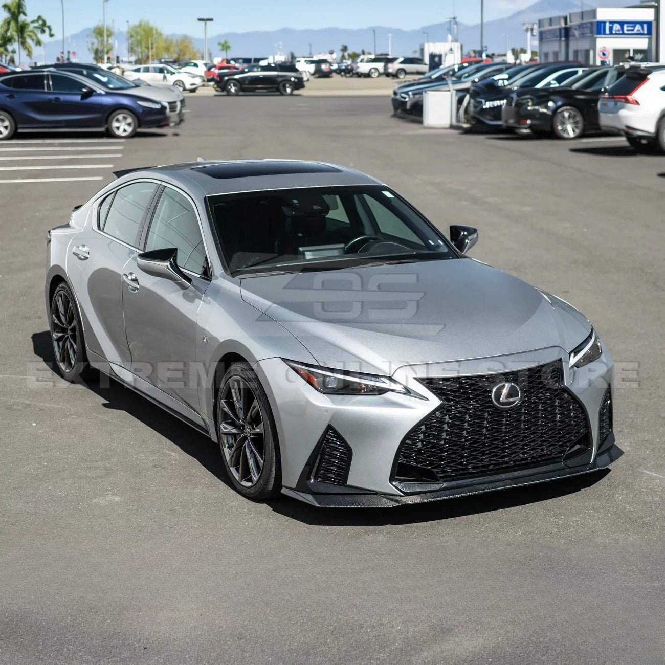 Lexus IS Series XE40 Novel Style Carbon Fiber Front Lip Splitter 2021-Up