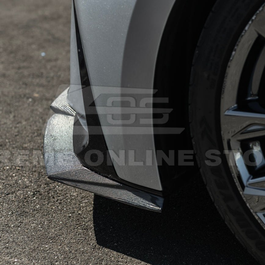 Lexus IS Series XE40 Novel Style Carbon Fiber Front Lip Splitter Side Skirts Kit 2021-Up