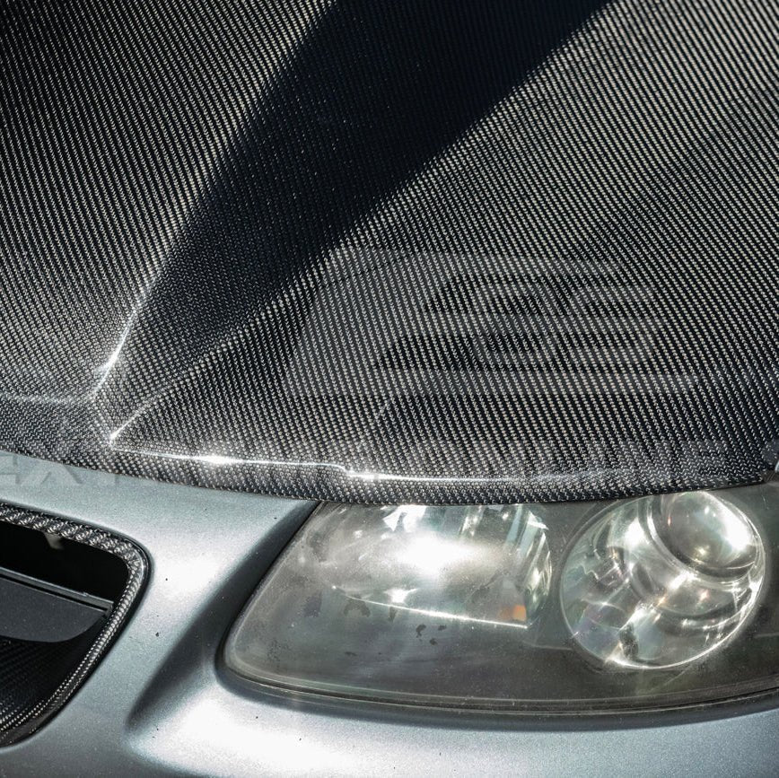 Pontiac GTO 5 Inch Cowl Raised Carbon Fiber Hood 2004-2006