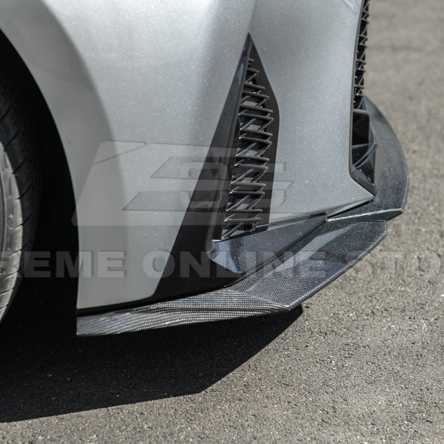 Lexus IS Series XE40 Novel Style Carbon Fiber Front Lip Splitter Side Skirts Kit 2021-Up