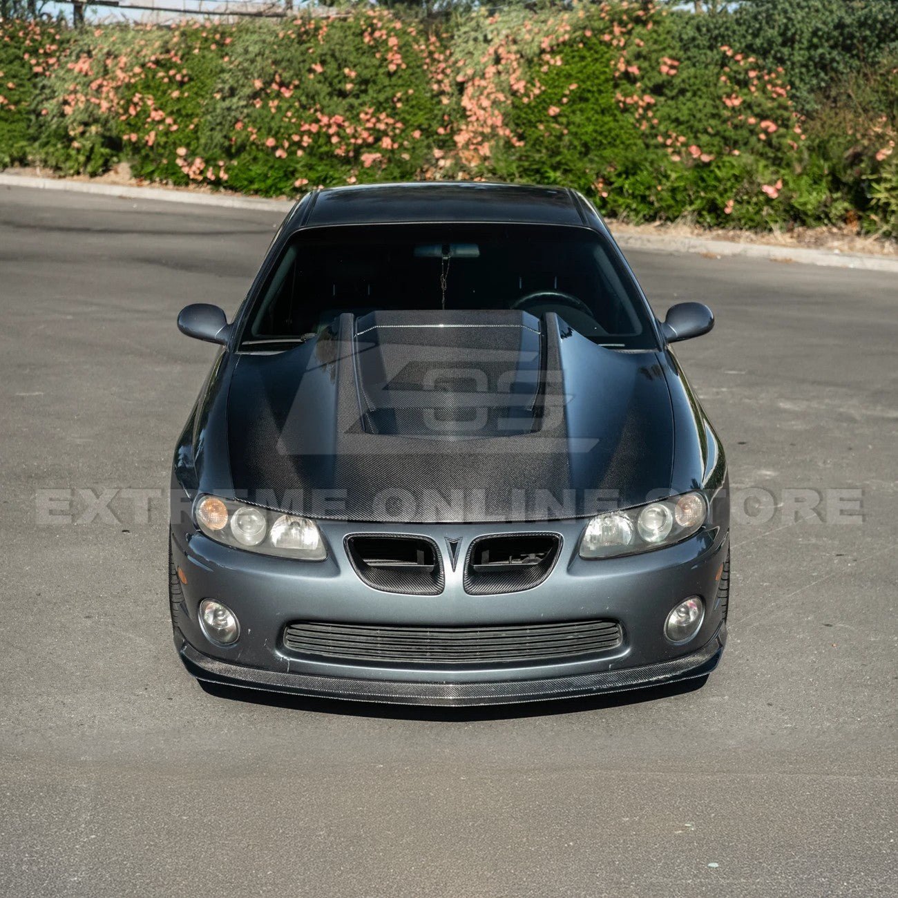 Pontiac GTO ZR1 Style Carbon Fiber Middle Vented Hood 2004-2006