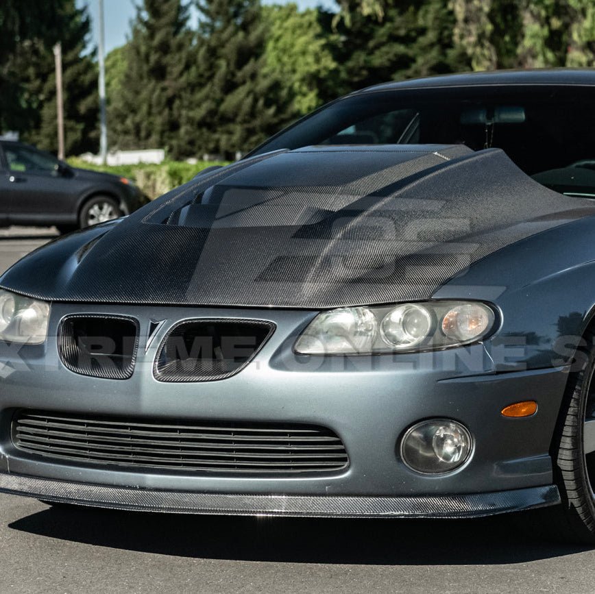 Pontiac GTO ZR1 Style Carbon Fiber Middle Vented Hood 2004-2006