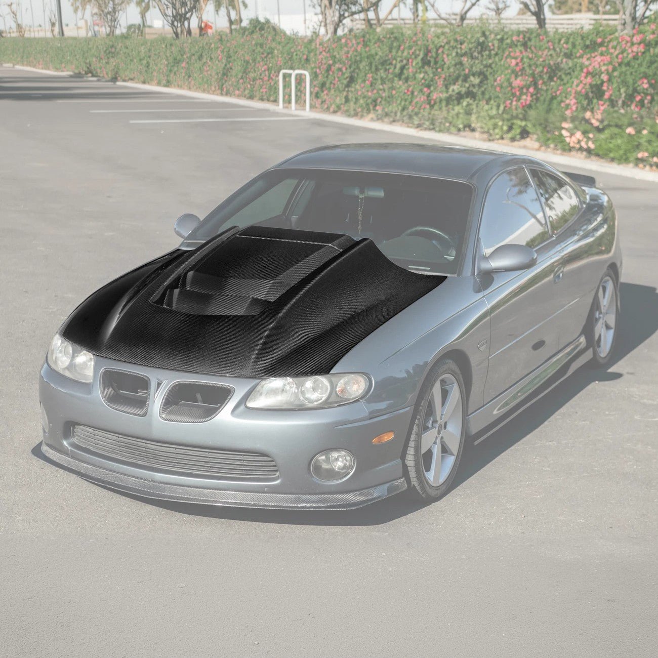 Pontiac GTO ZR1 Style Carbon Fiber Middle Vented Hood 2004-2006