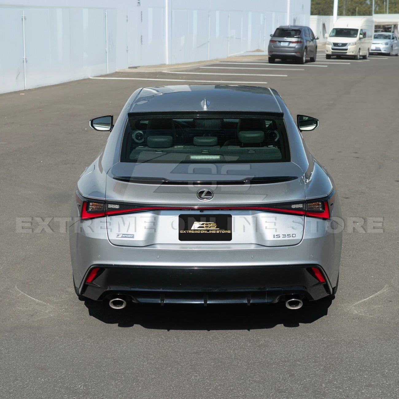 Lexus IS Series XE40 JDM Style Carbon Fiber Rear Roof Window Spoiler 2021-Up