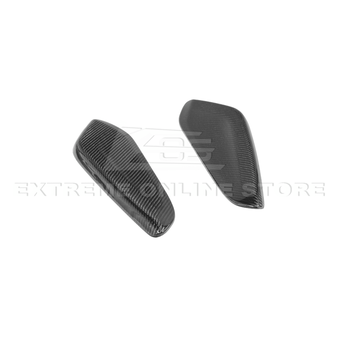 Chevrolet Camaro Factory Style Dry Carbon Fiber Front Side Knee Pad Panel Cover Pair 2016-2024