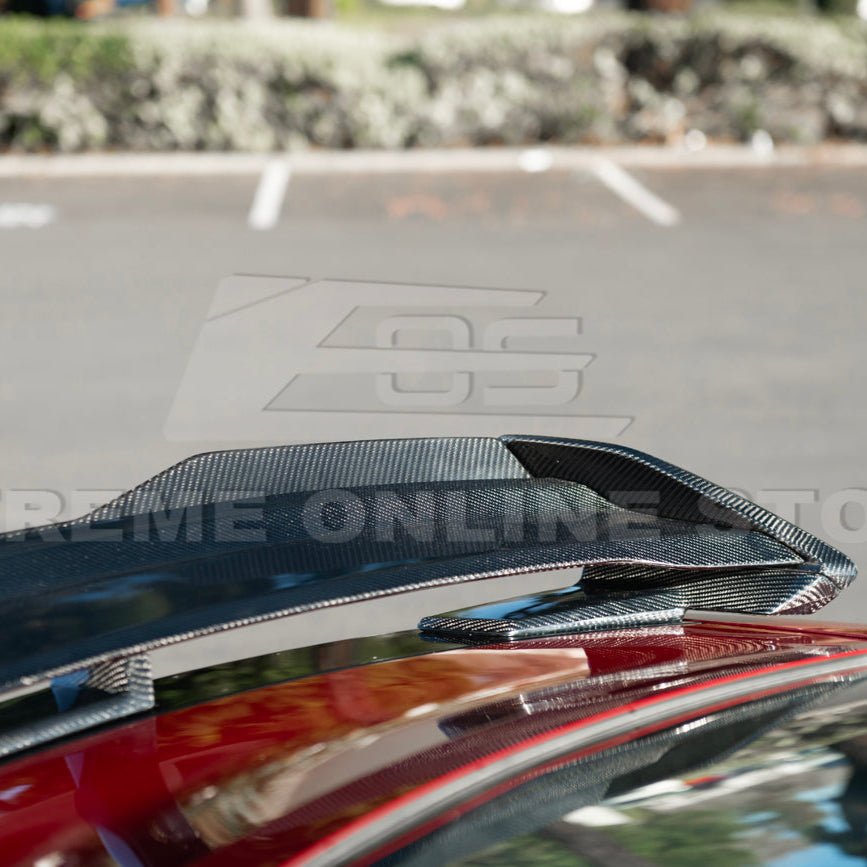 Ford Mustang S650 Dark Horse Style Rear Wickerbill Wing Spoiler Gloss Black Matte Black 2024-Up