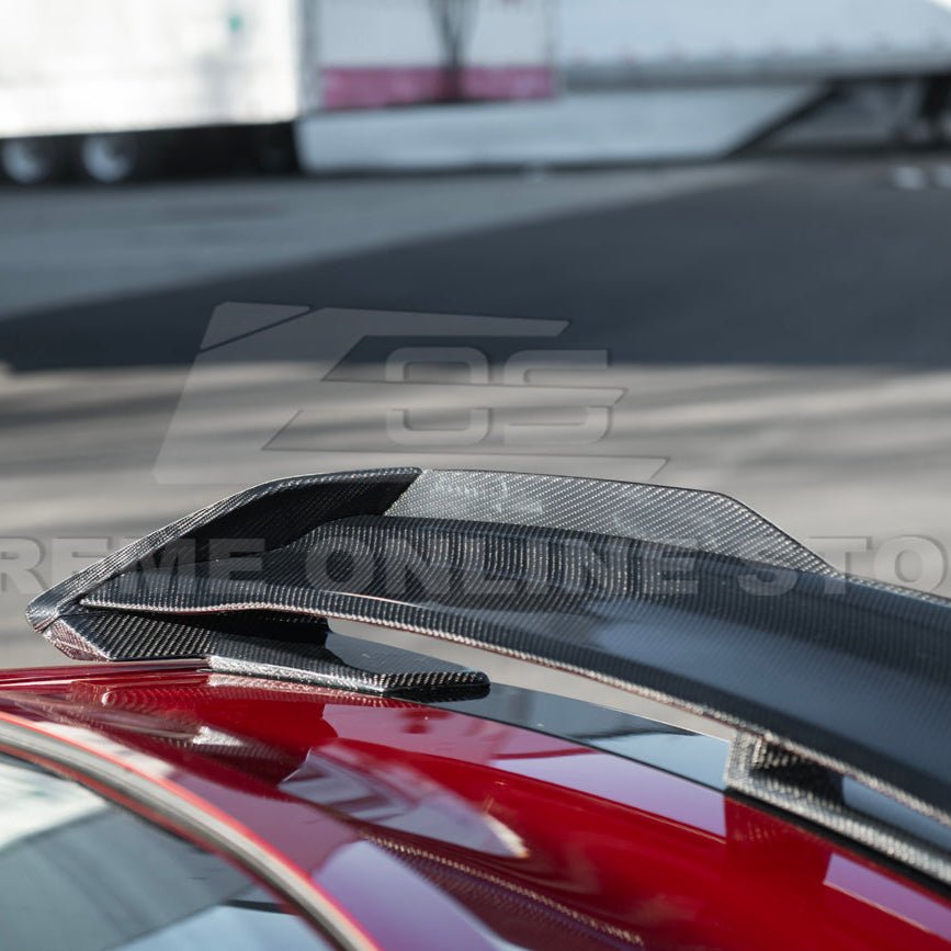 Ford Mustang S650 Dark Horse Style Rear Wickerbill Wing Spoiler Gloss Black Matte Black 2024-Up