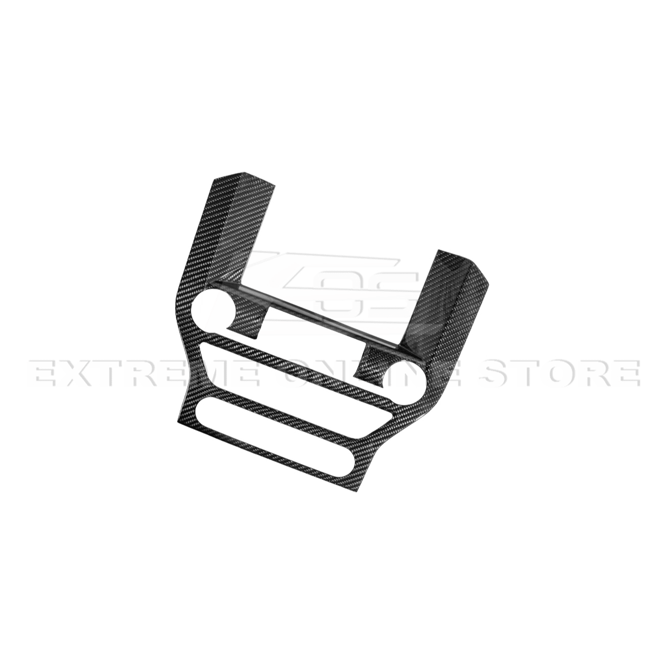 Ford Mustang S550 Factory Style Dry Carbon Fiber Center Console Control Panel Cover 2015-2023