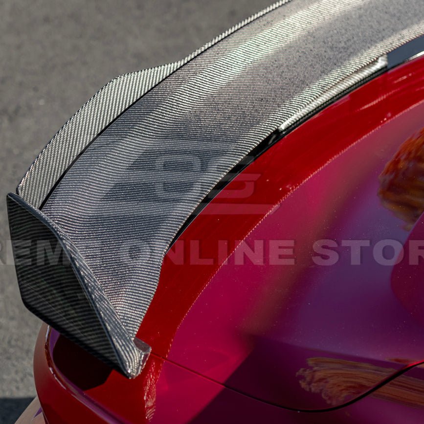 Ford Mustang S650 Dark Horse Style Rear Wickerbill Wing Spoiler Gloss Black Matte Black 2024-Up