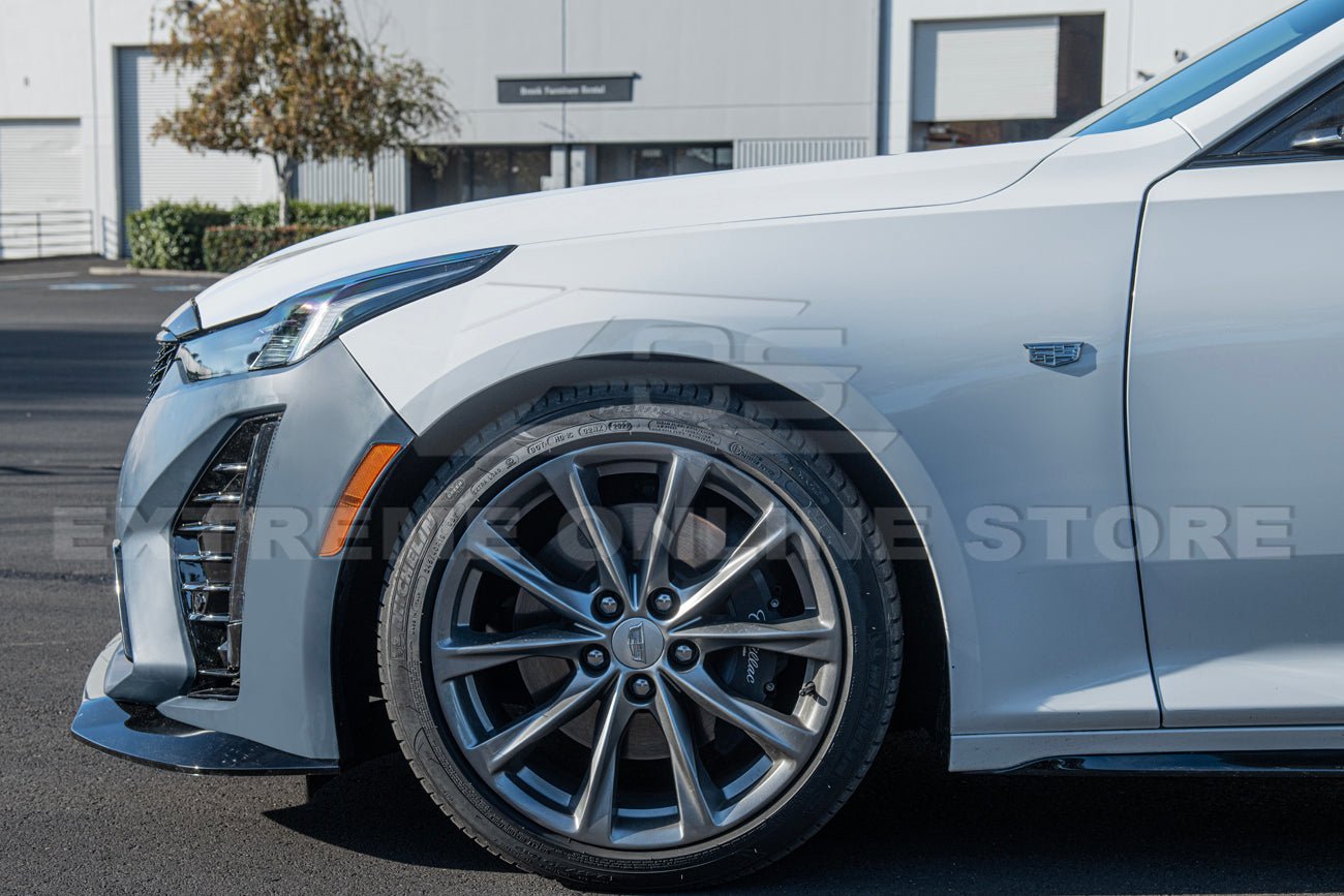 Cadillac CT5 V CT5 Sport Blackwing Style Primed Black Front Bumper Conversion Kit 2020-2024