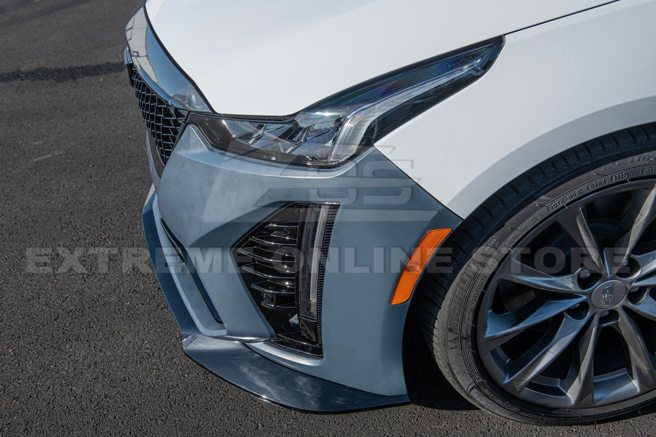 Cadillac CT5 V CT5 Sport Blackwing Style Primed Black Front Bumper Conversion Kit 2020-2024