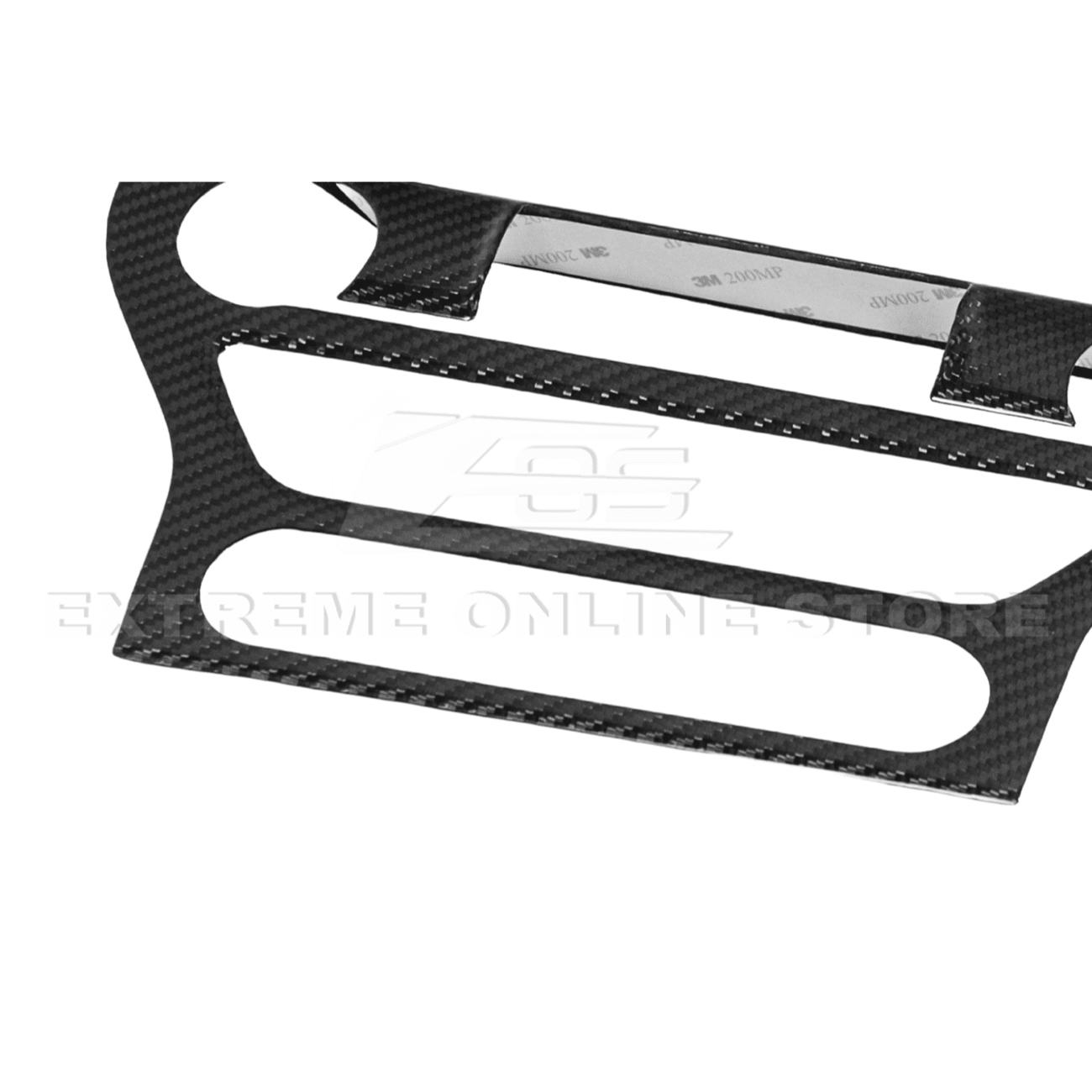 Ford Mustang S550 Factory Style Dry Carbon Fiber Center Console Control Panel Cover 2015-2023