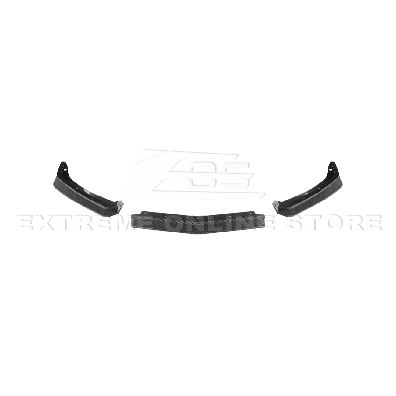 Corvette C8 Stingray Dry Carbon Fiber Front Splitter Z06 Z07 Conversion Package 2020-Up