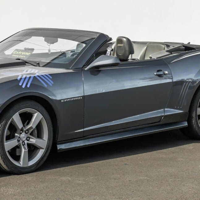 Chevrolet Camaro 5th Gen ZL1 Style Side Skirt Panel Extensions Gloss Black 2010-2015