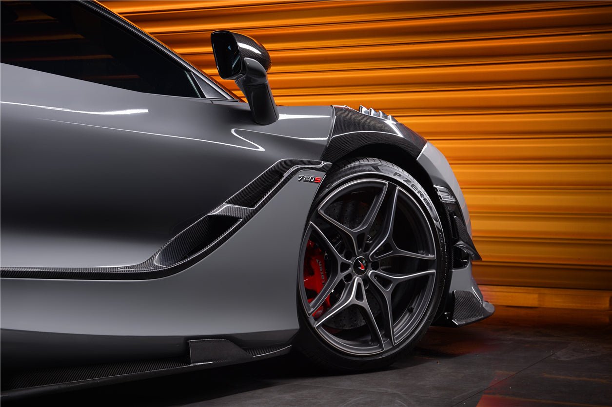 2017 - 2021 McLaren 720S Se²NWB Style Carbon Fiber Side Door Trims