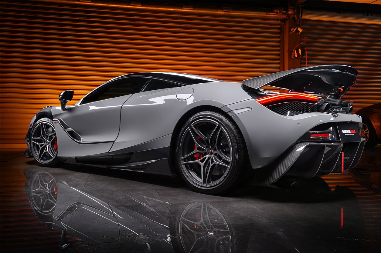 2017 - 2021 McLaren 720S Se²NWB Style Carbon Fiber Side Skirts