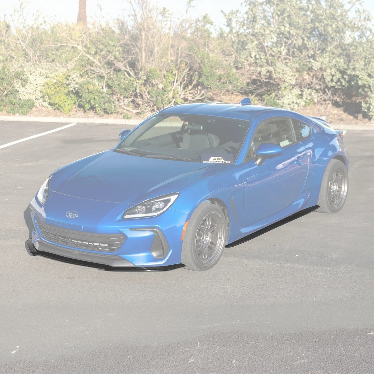 Subaru BRZ ZD8 CS Style Matte Gloss Black Front Splitter Side Skirts Kit 2022-Up