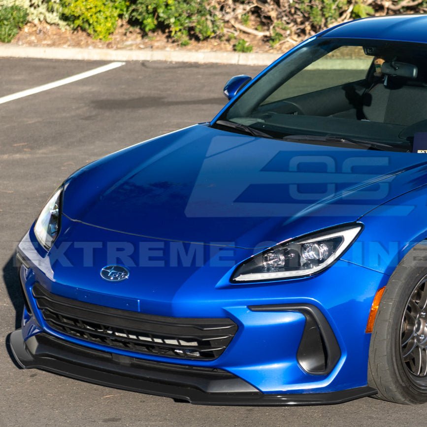 Subaru BRZ ZD8 CS Style Matte Gloss Black Front Splitter Side Skirts Kit 2022-Up