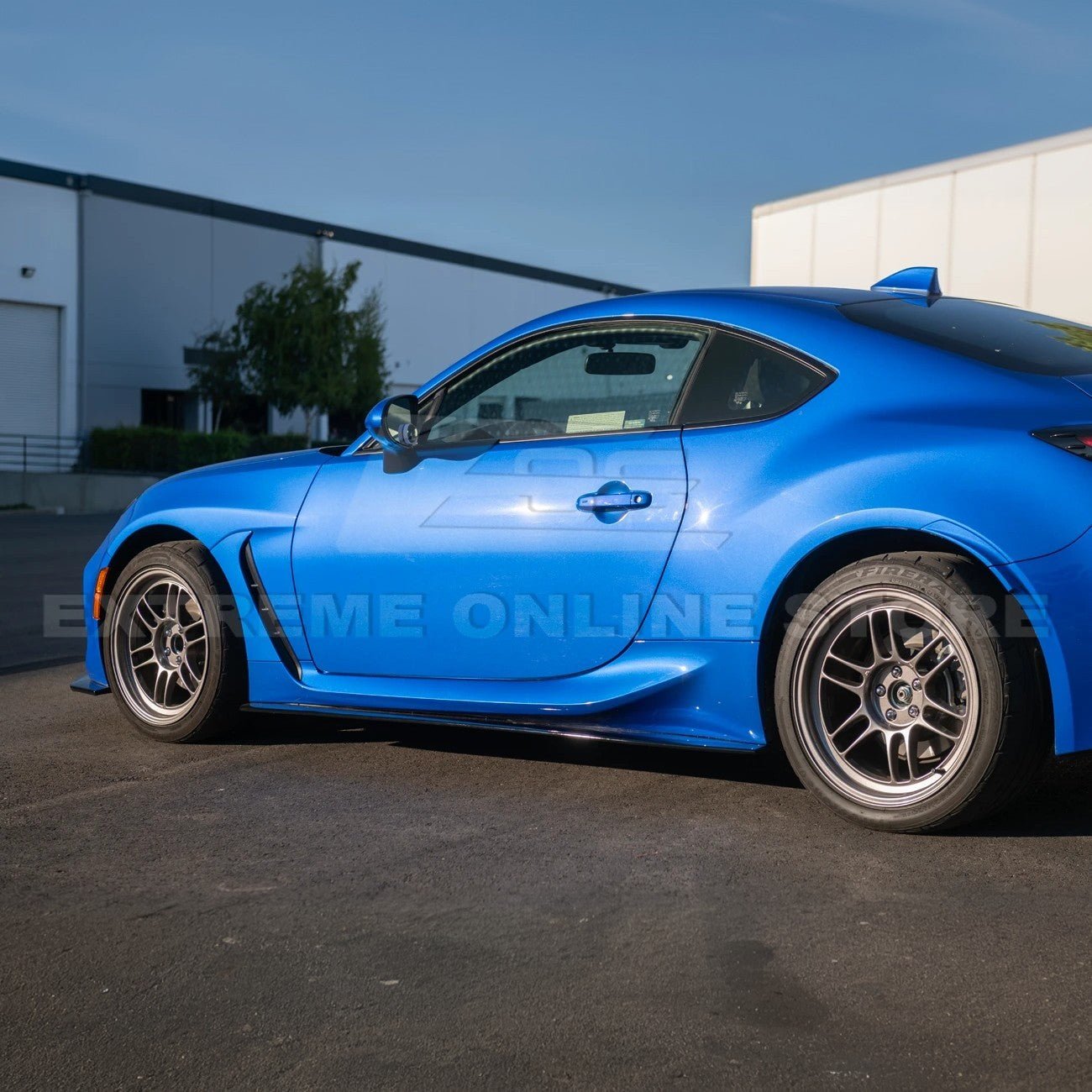 Subaru BRZ ZD8 CS Style Matte Gloss Black Front Splitter Side Skirts Kit 2022-Up