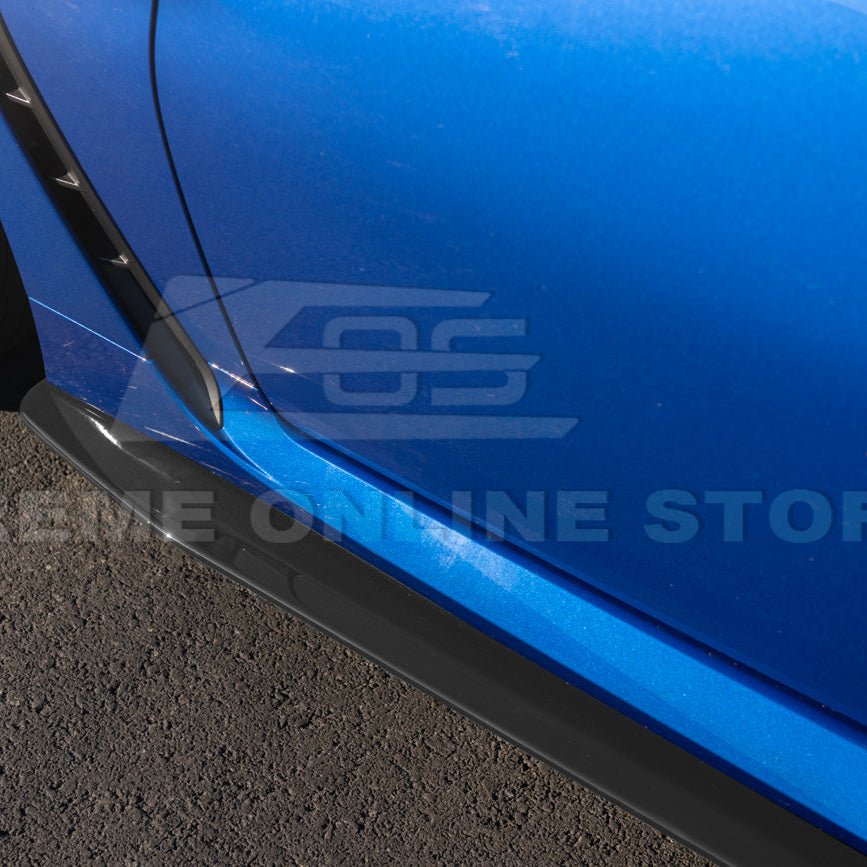 Subaru BRZ ZD8 CS Style Matte Gloss Black Front Splitter Side Skirts Kit 2022-Up