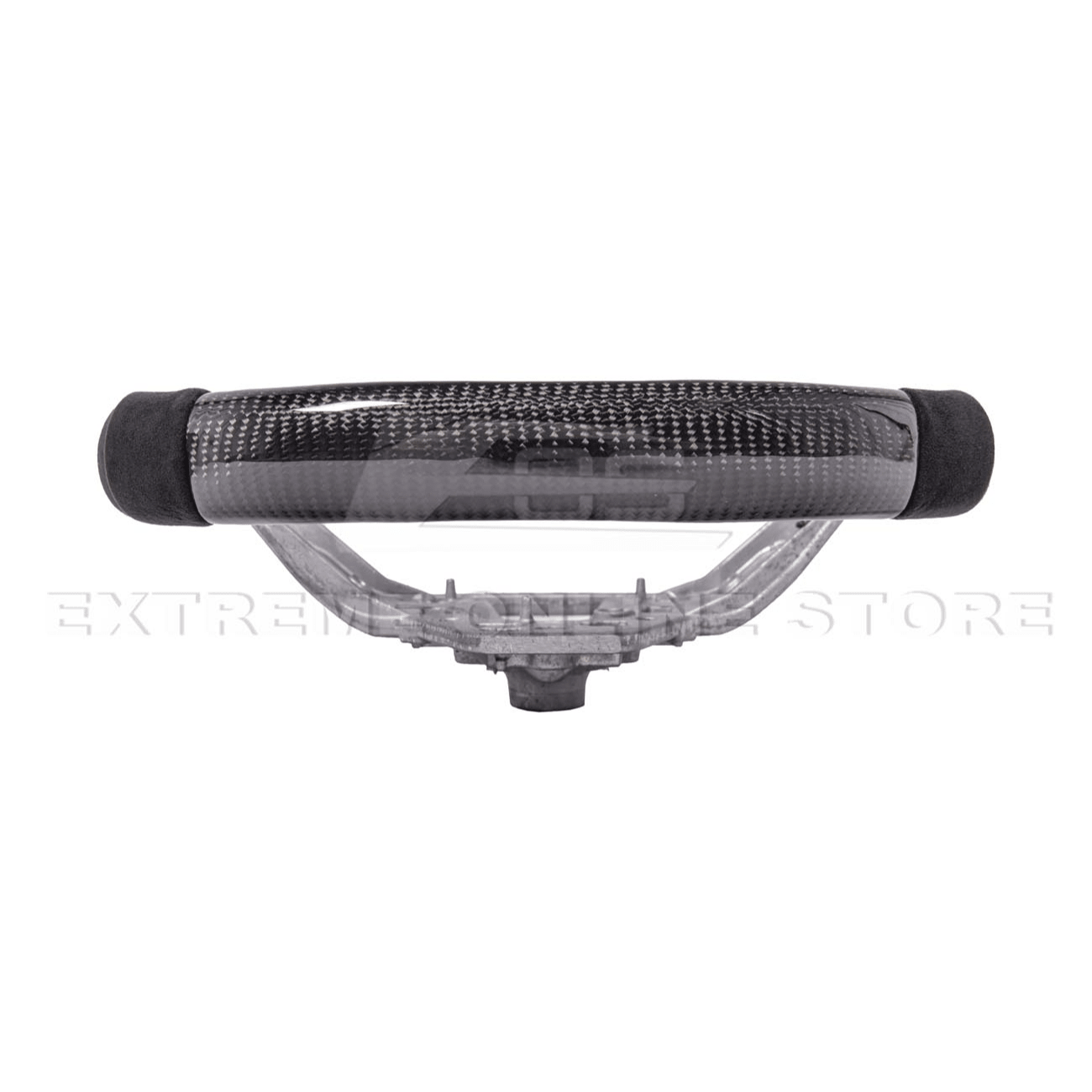 Ford Mustang S650 Carbon Fiber Alcantara Steering Wheel Red Stripe 2024-Up