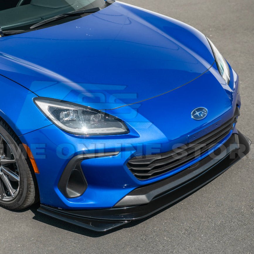 Subaru BRZ Artisan Spirit Style Matte Gloss Black Front Splitter Side Skirts Aero Kit 2022-Up