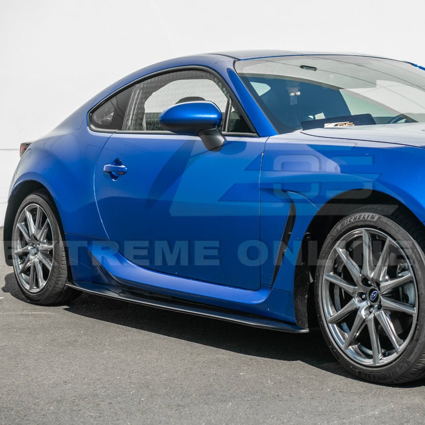 Subaru BRZ Artisan Spirit Style Matte Gloss Black Front Splitter Side Skirts Aero Kit 2022-Up