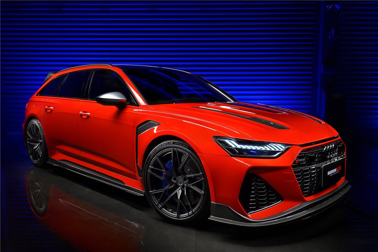 2019 - 2025 Audi RS6 Avant C8 & RS7 Quattro BKSS Style Front Lip