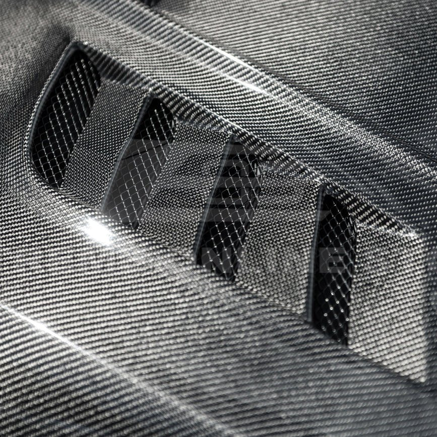 Honda Civic Varis Style Carbon Fiber Front Vented Bumper Hood 2022-Up