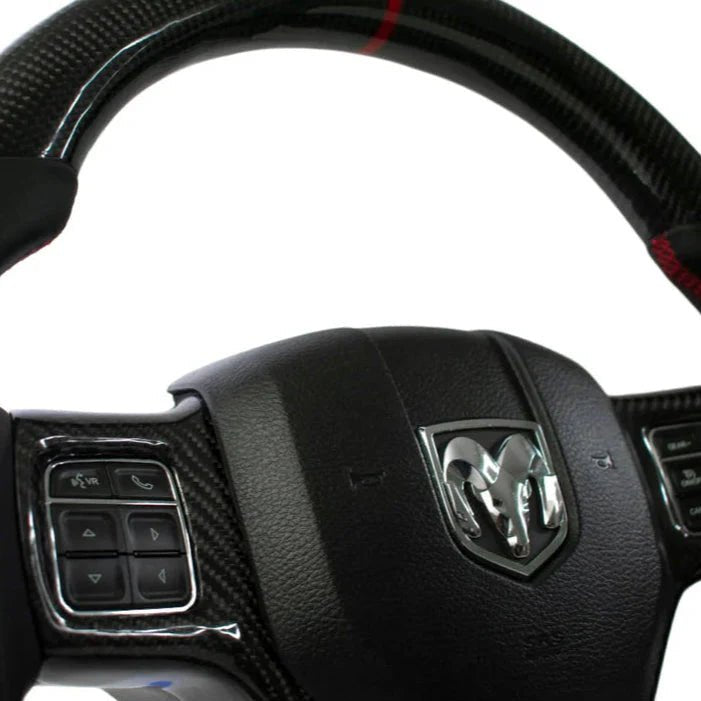 Dodge Ram DT DS Custom Carbon Fiber Steering Wheel 2009-Up