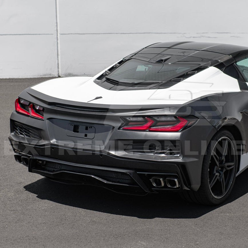 Chevrolet Corvette C8 Stingray Z06 Style Rear Bumper Spoiler Conversion Kit 2020-Up