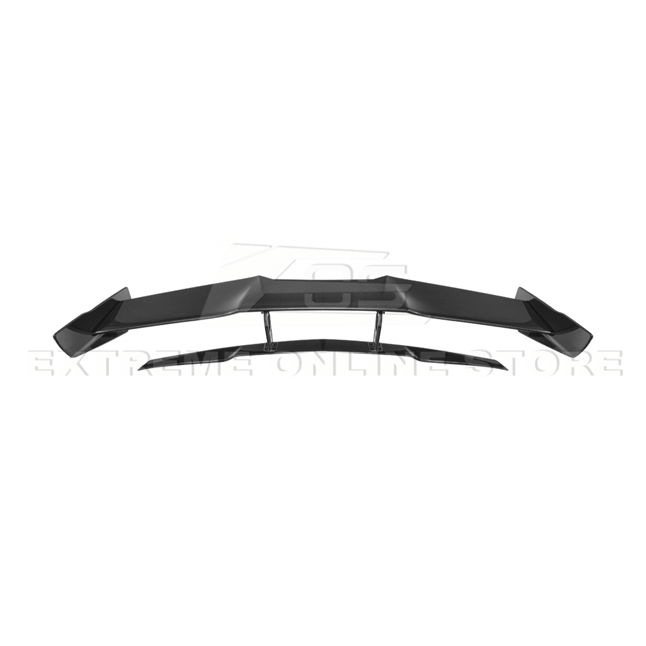 Chevrolet Corvette C7 ZR1 ZTK Style Extended Carbon Fiber Rear Wing Spoiler Kit 2014-2019