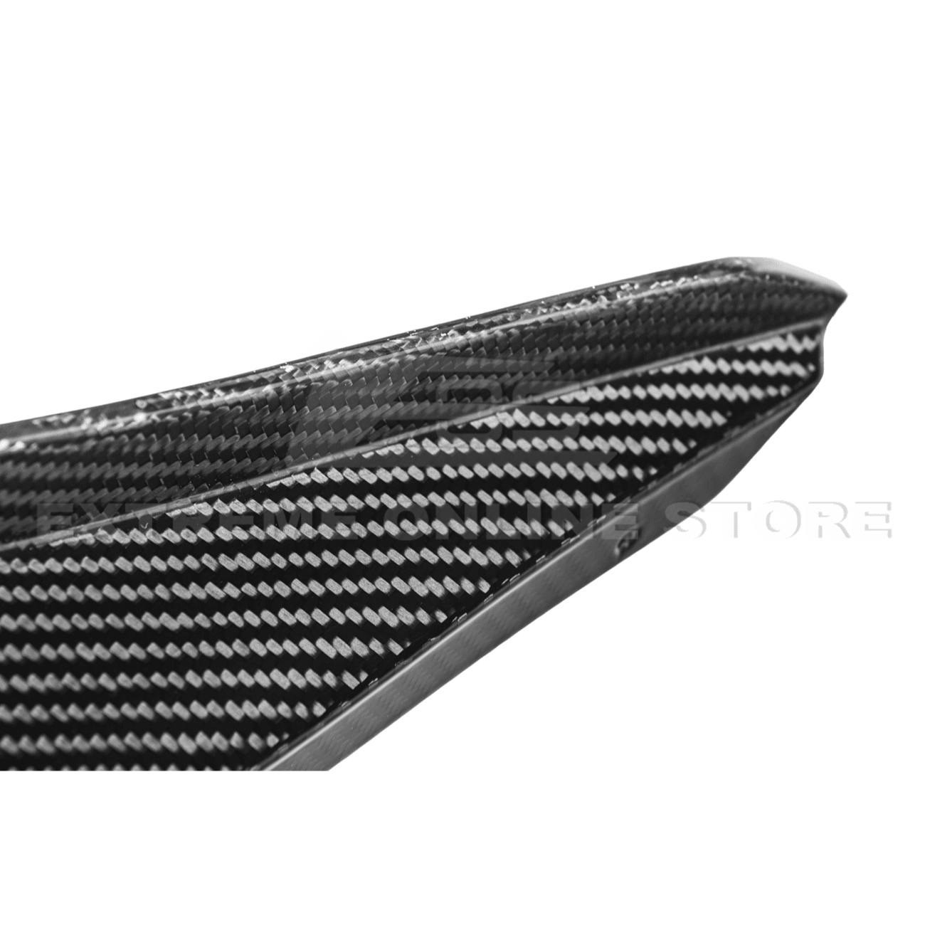 Ford Mustang S650 GT Performance Style Dry Carbon Fiber Front Splitter Canards 2024-Up