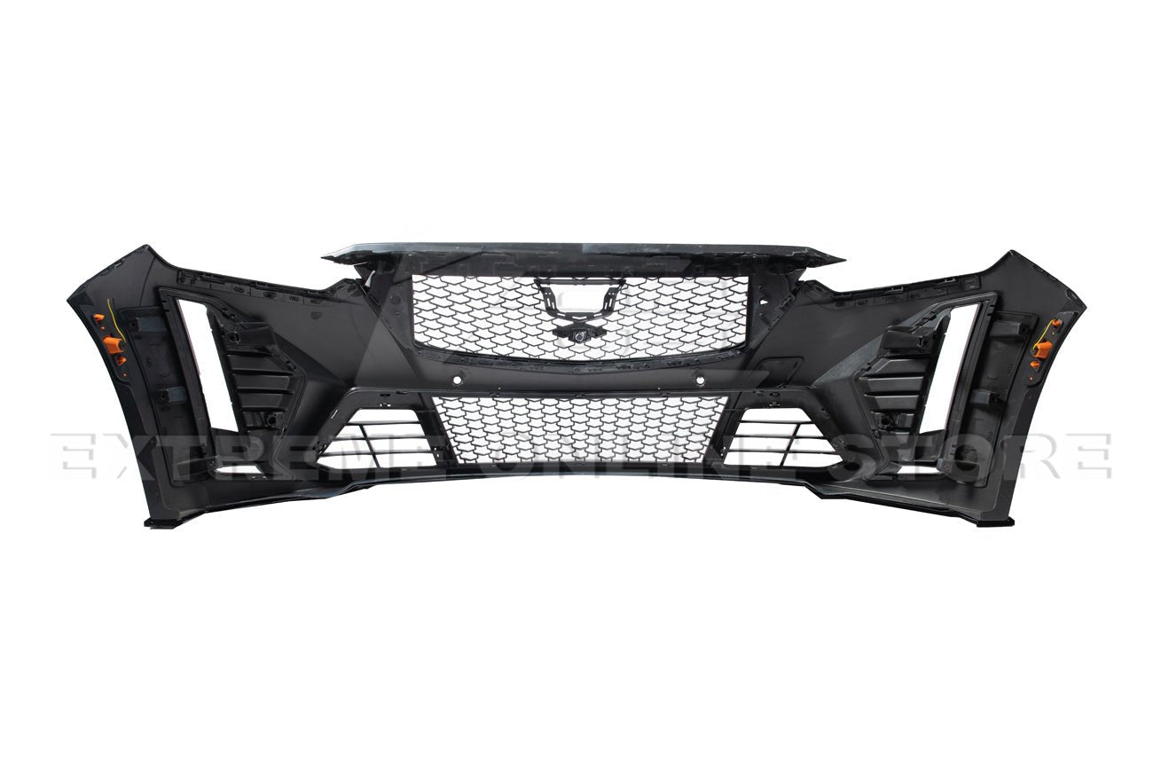 Cadillac CT5 V CT5 Sport Blackwing Style Primed Black Front Bumper Conversion Kit 2020-2024