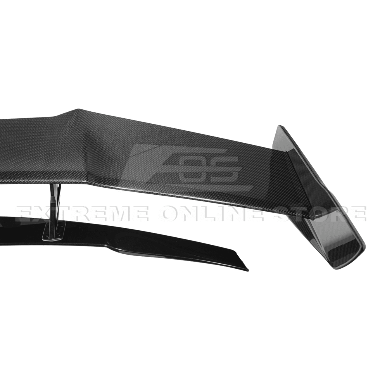 Chevrolet Corvette C7 ZR1 ZTK Style Extended Carbon Fiber Rear Wing Spoiler Kit 2014-2019