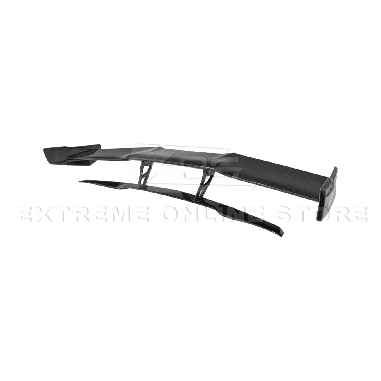 Chevrolet Corvette C7 ZR1 ZTK Style Extended Carbon Fiber Rear Wing Spoiler Kit 2014-2019