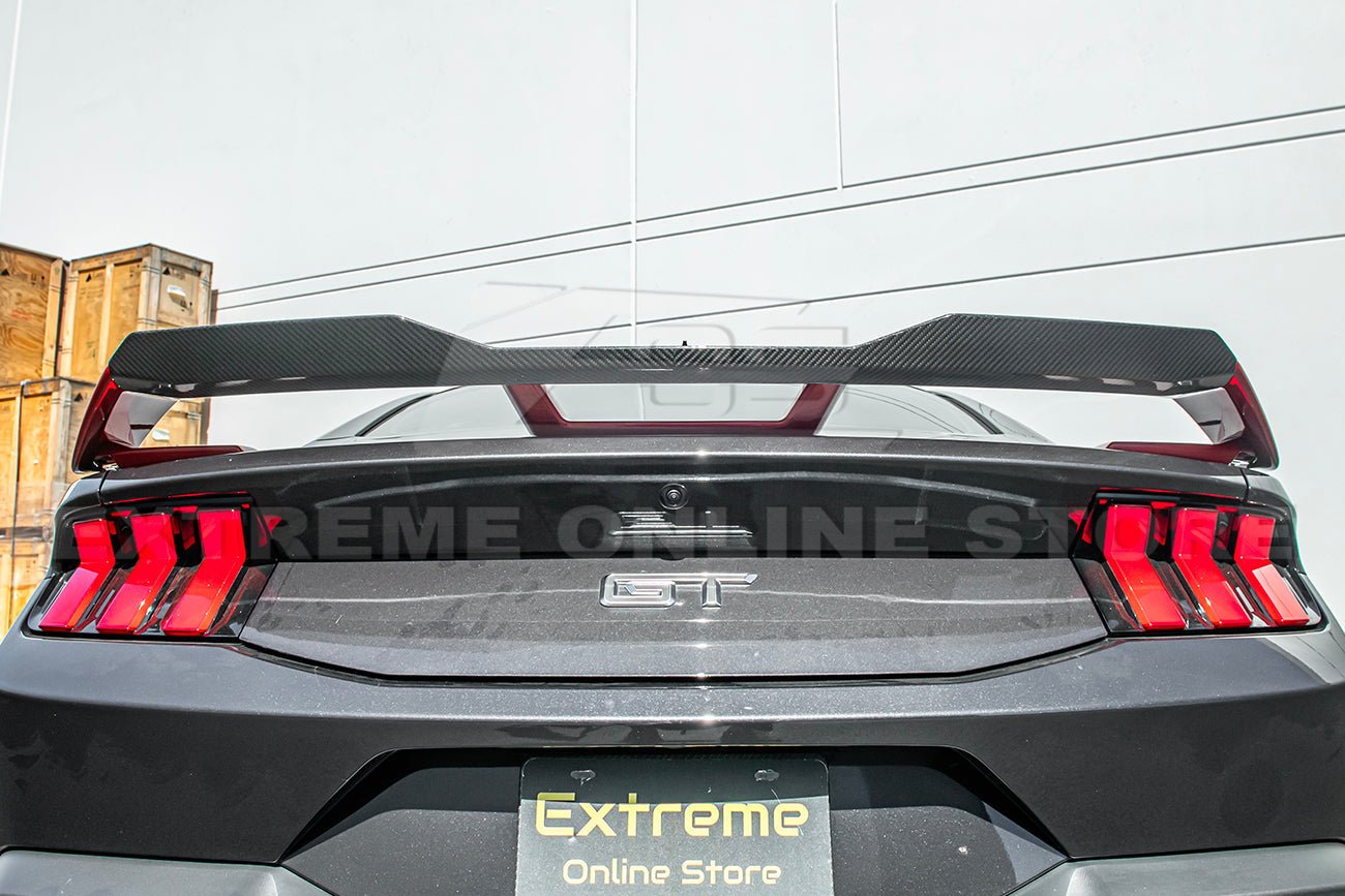 Ford Mustang S650 GT Performance Style Carbon Fiber Rear Gurney Flap Spoiler 2024-2025
