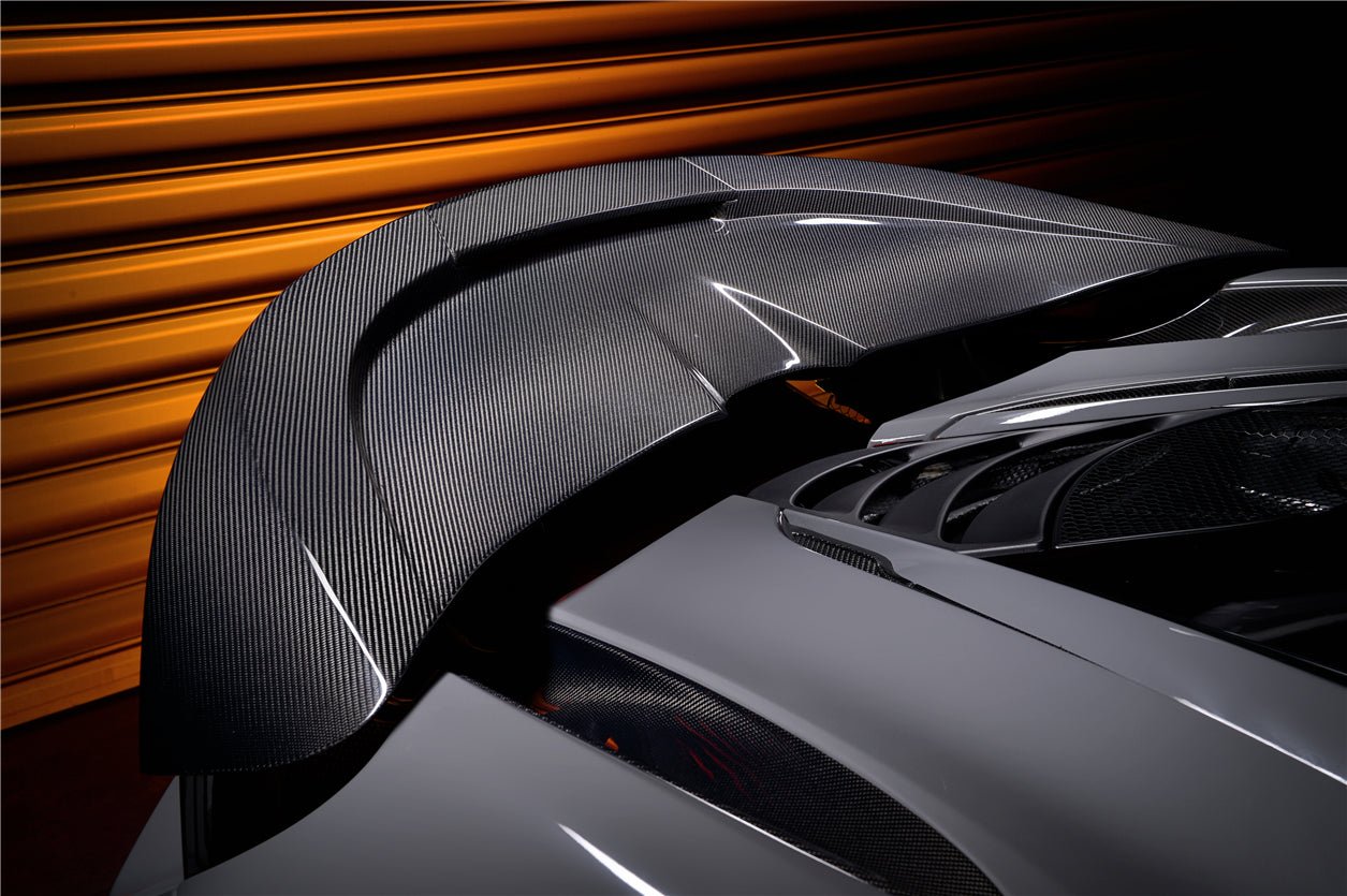2017 - 2021 McLaren 720S Se²NWB Style Carbon Fiber Trunk Spoiler