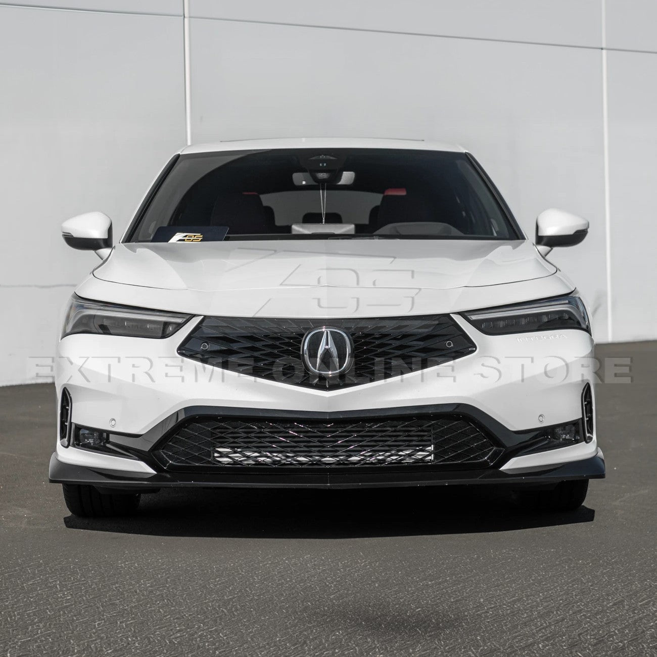 Acura Integra DE4 EOS Performance Style Matte Black Gloss Black Carbon Fiber Front Splitter Lip 2023-Up