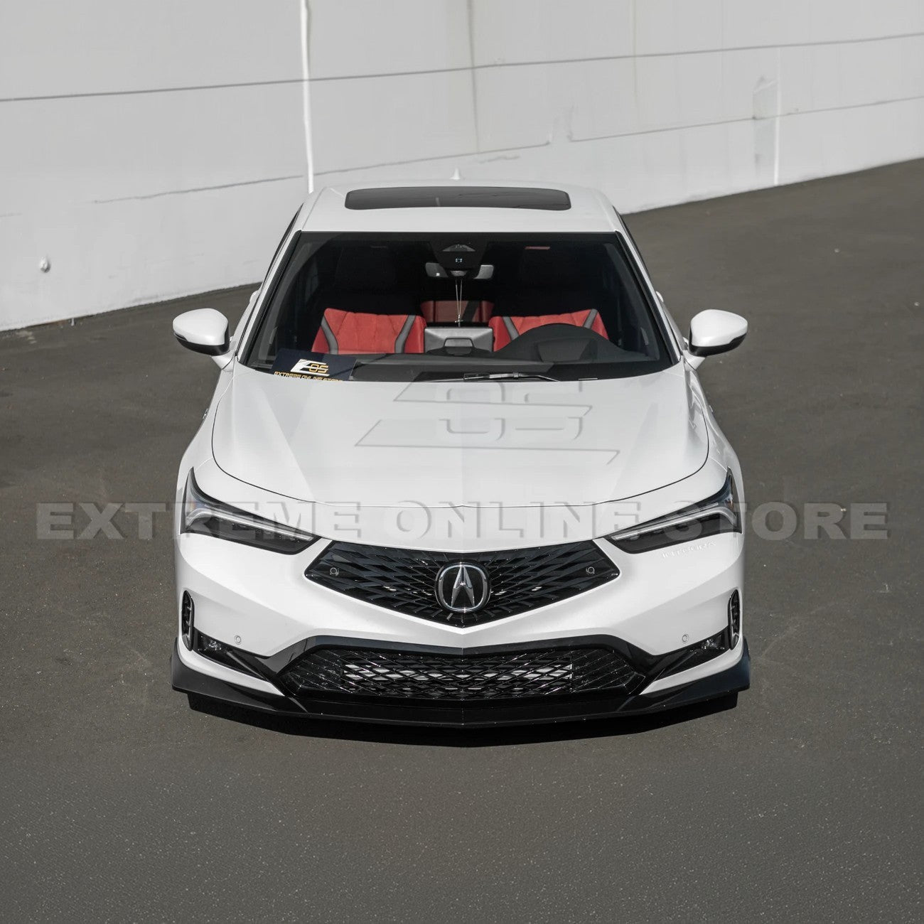 Acura Integra DE4 EOS Performance Style Matte Black Gloss Black Carbon Fiber Front Splitter Lip 2023-Up