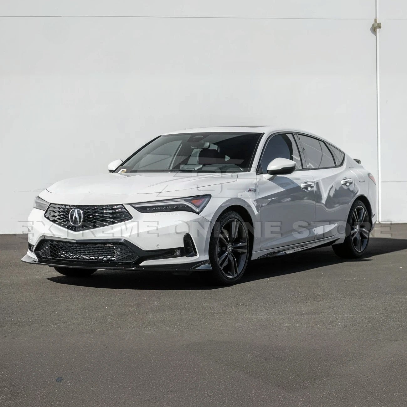 Acura Integra DE4 EOS Performance Style Matte Black Gloss Black Carbon Fiber Front Splitter Lip 2023-Up