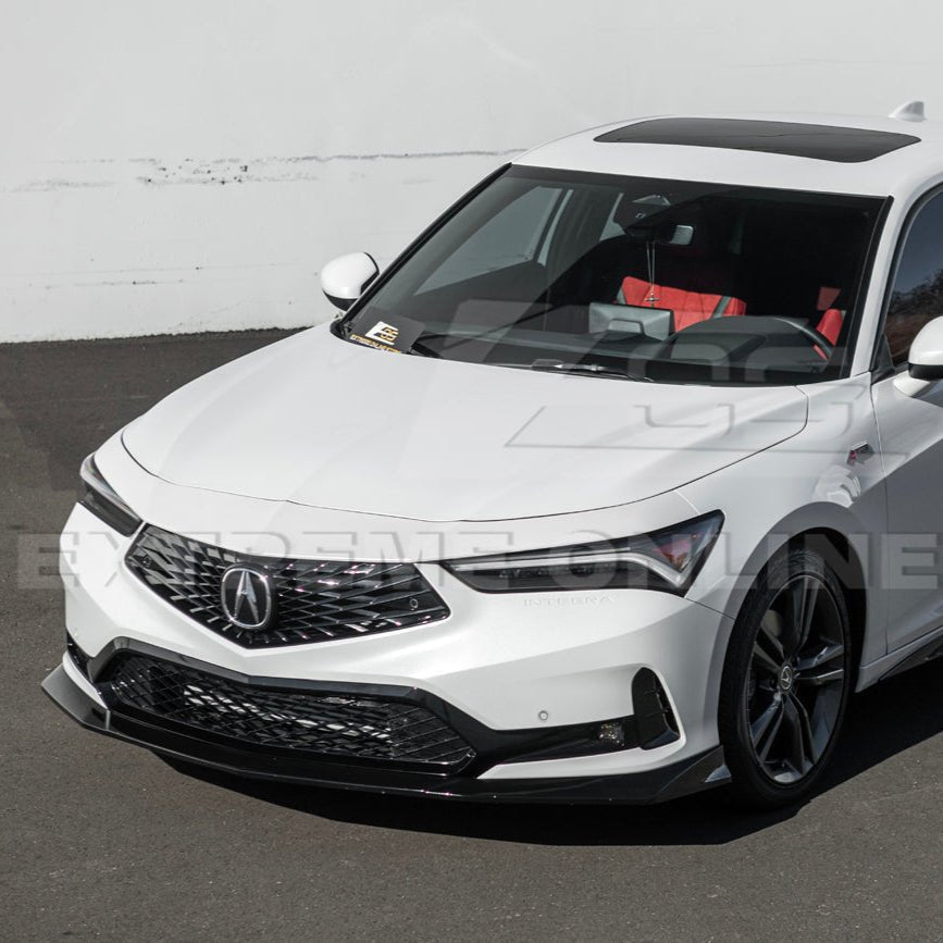 Acura Integra DE4 EOS Performance Style Matte Black Gloss Black Carbon Fiber Front Splitter Lip 2023-Up