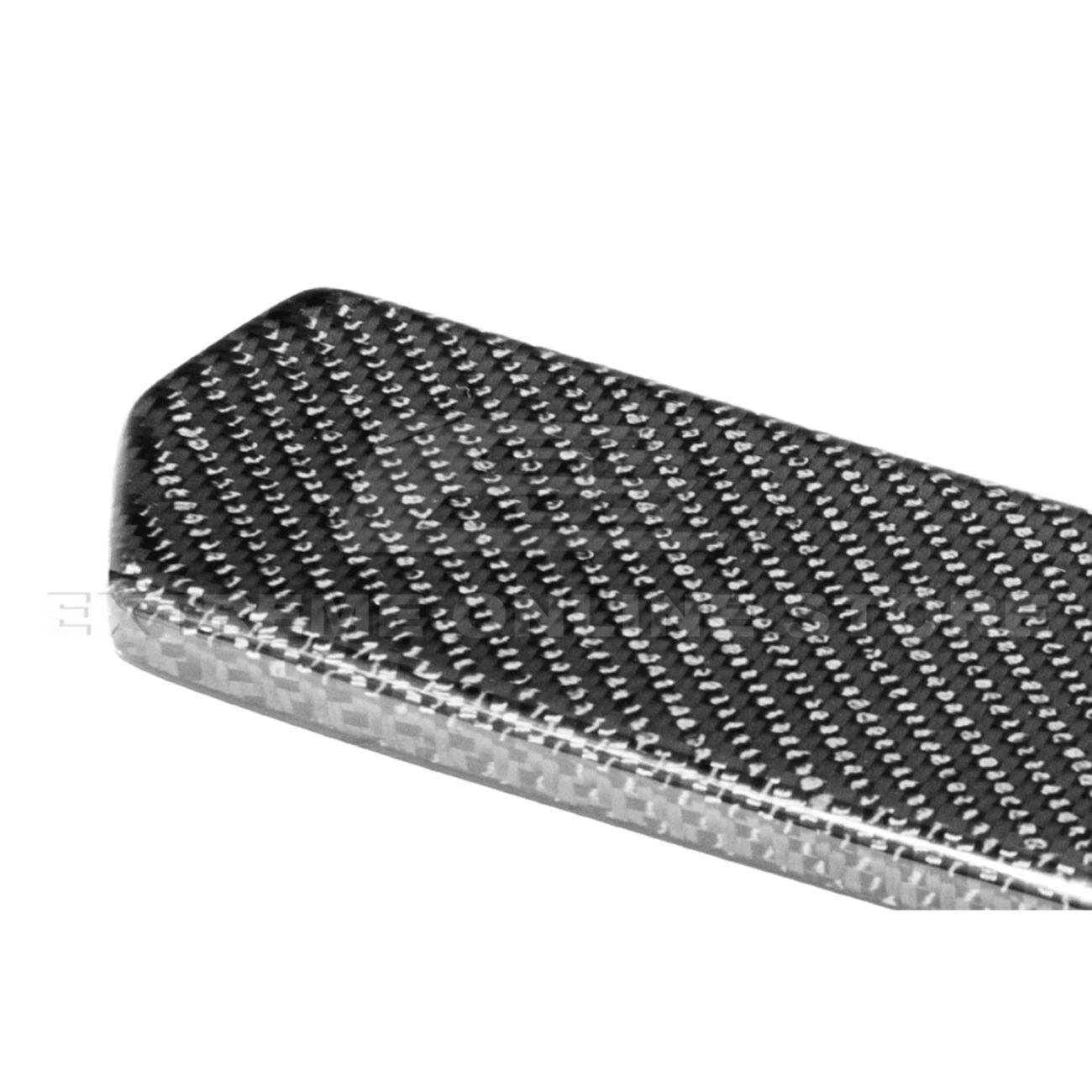 Mustang S650 Dry Carbon Fiber Rear Bumper Spoiler Applique Hole Cover 2024-Up